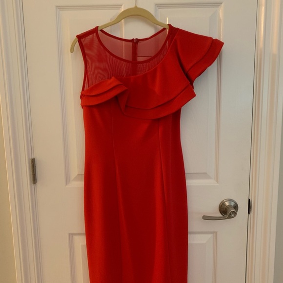 Red Joseph Ribkoff dress…..NWT - Picture 6 of 10
